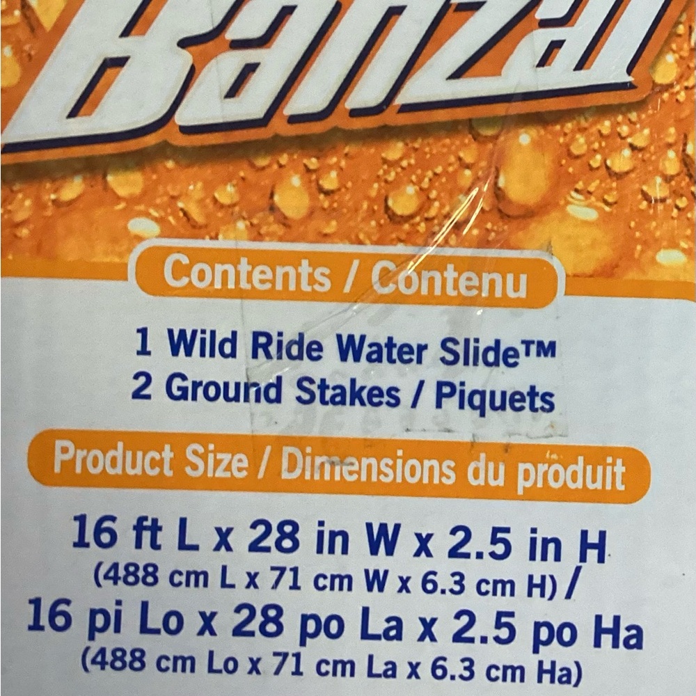 NEW Banzai Wild Ride Water Slide - Picture 4 of 5